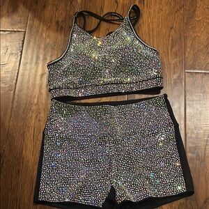Sparkling Women's Two-Piece Set